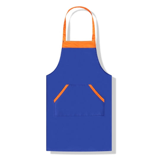 Solid Color Polyester Home Apron Antifouling Simple Adult Apron