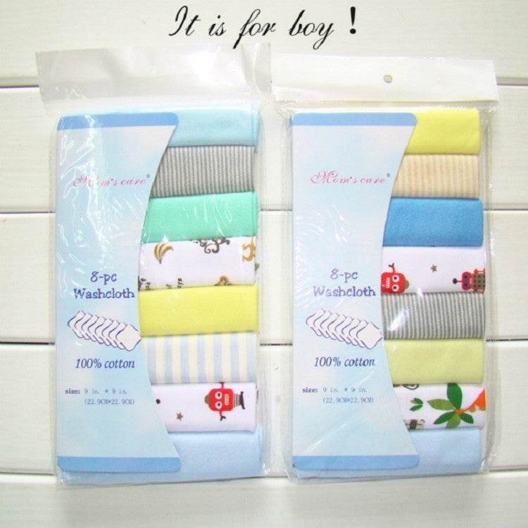 8 PCS/LOT Cotton Newborn Baby Towels Saliva Towel Baby Boys Girls Nursing Towel Handkerchief