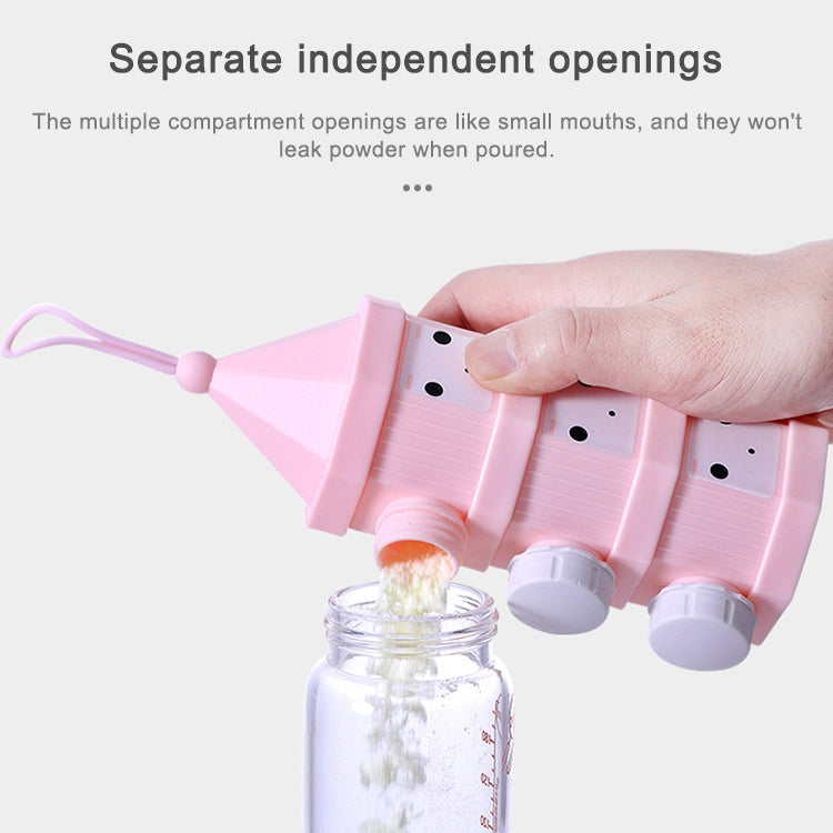 Outdoor Portable Detachable Layered Milk Powder Box Baby Sealed Milk Powder Box