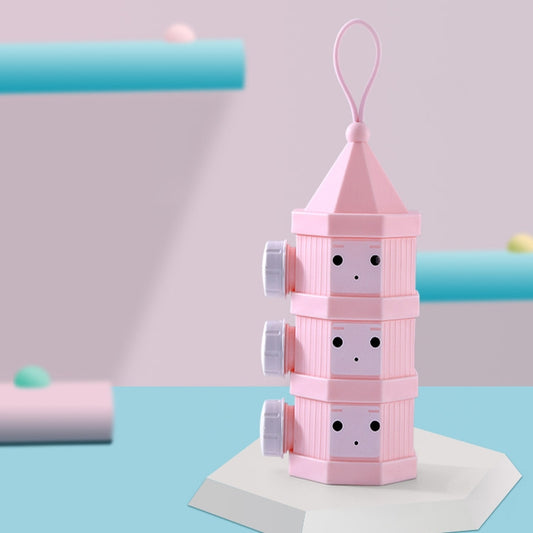 Outdoor Portable Detachable Layered Milk Powder Box Baby Sealed Milk Powder Box