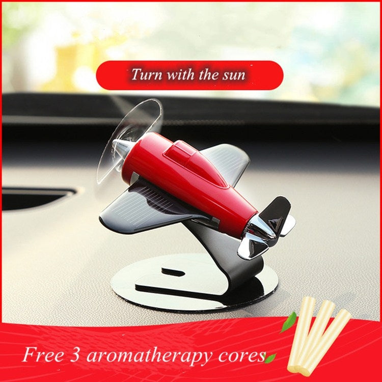 Aromatherapy Decorations for Cars Solar Aircraft Car Decorations