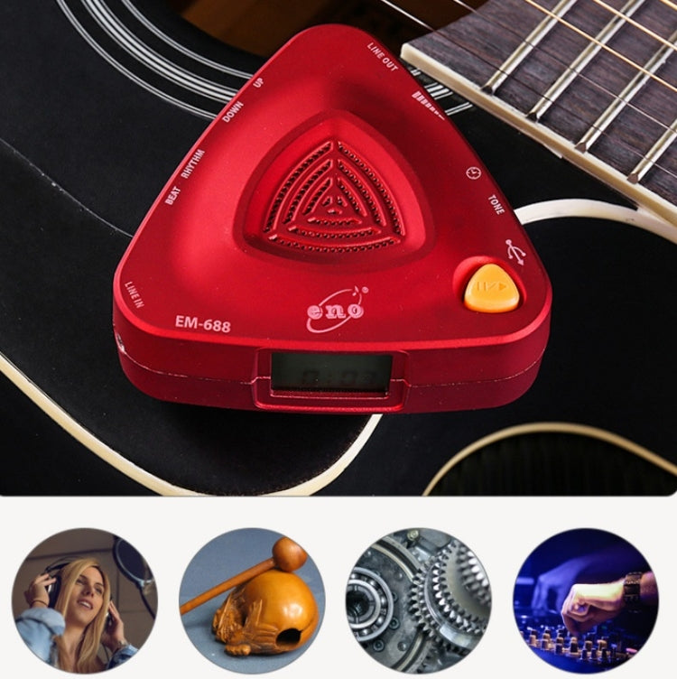 ENO EM-688 Electronic Vocal Rechargeable Metronome For Piano/Guitar/Drum/Guzheng/Violin