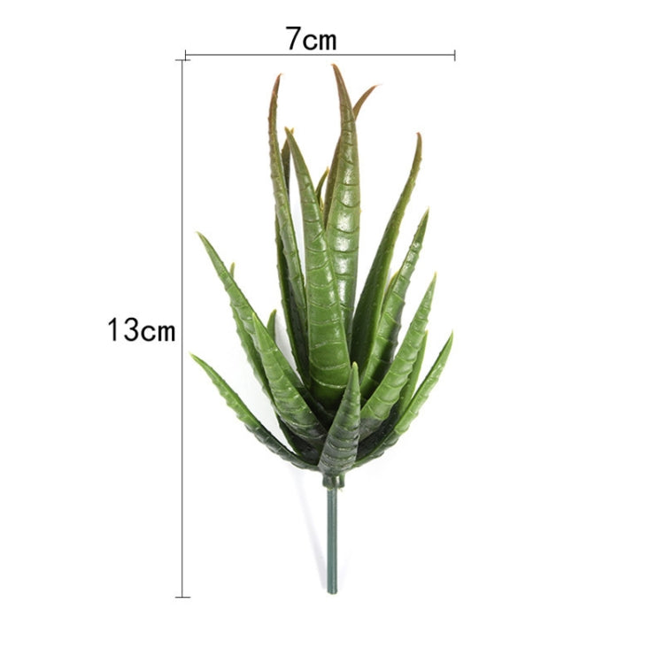 Artificial Mini Aloe Plastic Plants Craft Floristry Landscape Garden Family Office Decoration