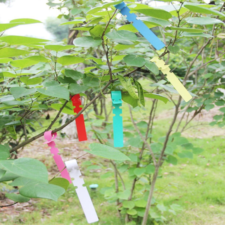 100 PCS Gardening Plant Sapling Seed Hanging Tree Label, Plant Label 5 Red, Plant Label 5 White, Plant Label 5 Pink, Plant Label 5 Yellow, Plant Label 5 Green, Plant Label 5 Blue