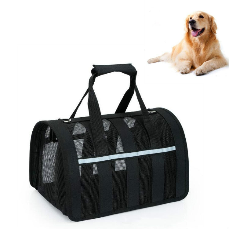 Foldable Mesh Breathable Pets Go Out Portable Diagonal Carrying Bag