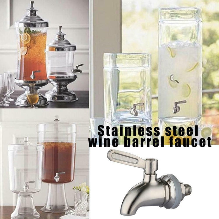 Drink Dispenser Beverage Wine Barrel Tap Spigot Stainless Steel Coffee Juice Faucet