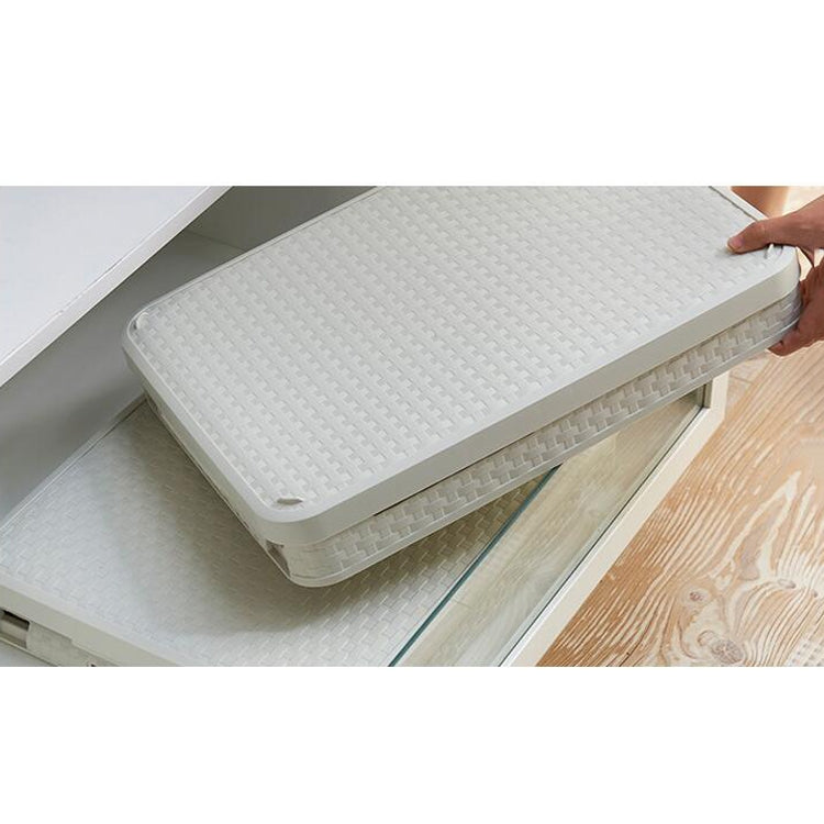 Collapsible Finishing Dormitory Wardrobe Plastic Storage Box with Cover Lip