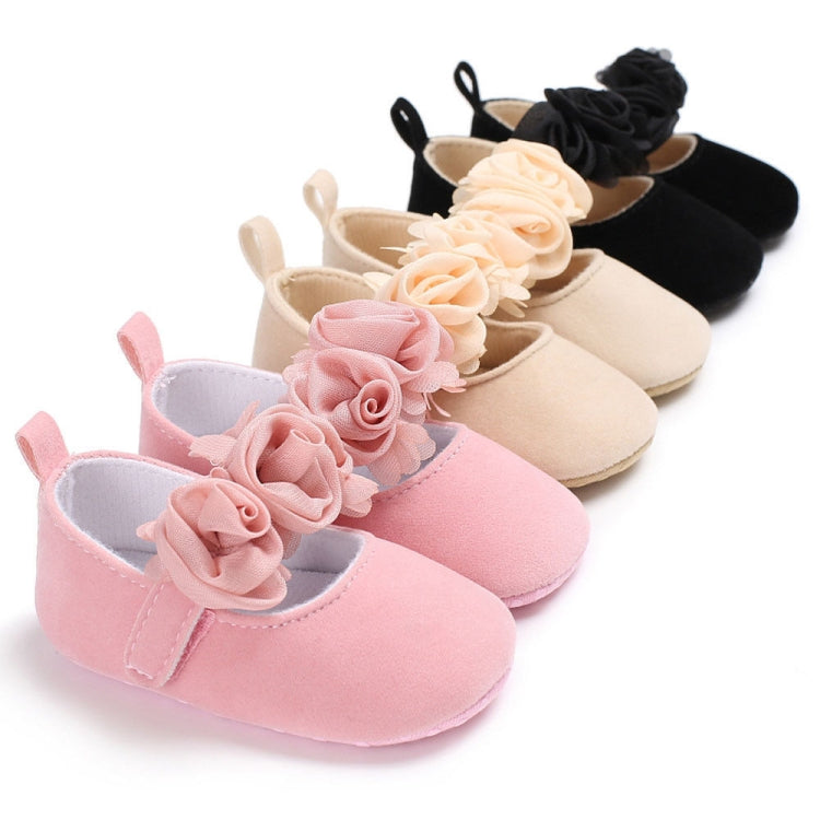 Lovely Flower Baby Girl Newborn Crib Shoes Soft Prewalker Anti-slip Baby Shoes
