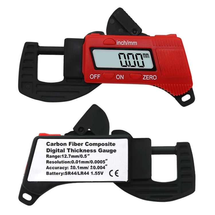Plastic Electronic Digital Thickness Gauge Professional Construction Tools