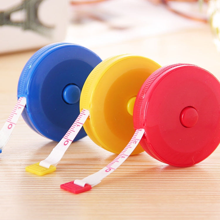 4 PCS 1.5m Cute Plastic Mini Automatic Retractable Tape Measure