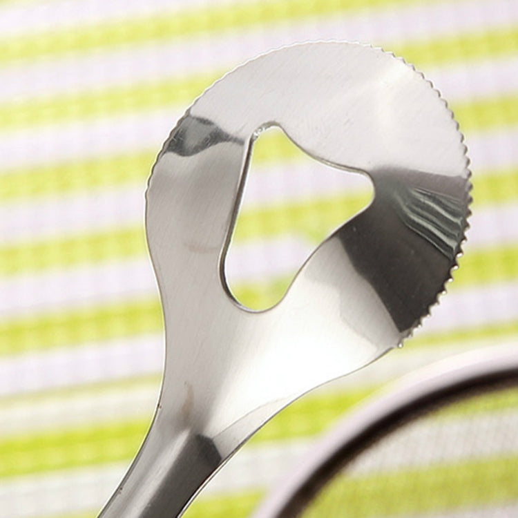 Stainless Steel Fried Food Drain Net Spoon with Clip