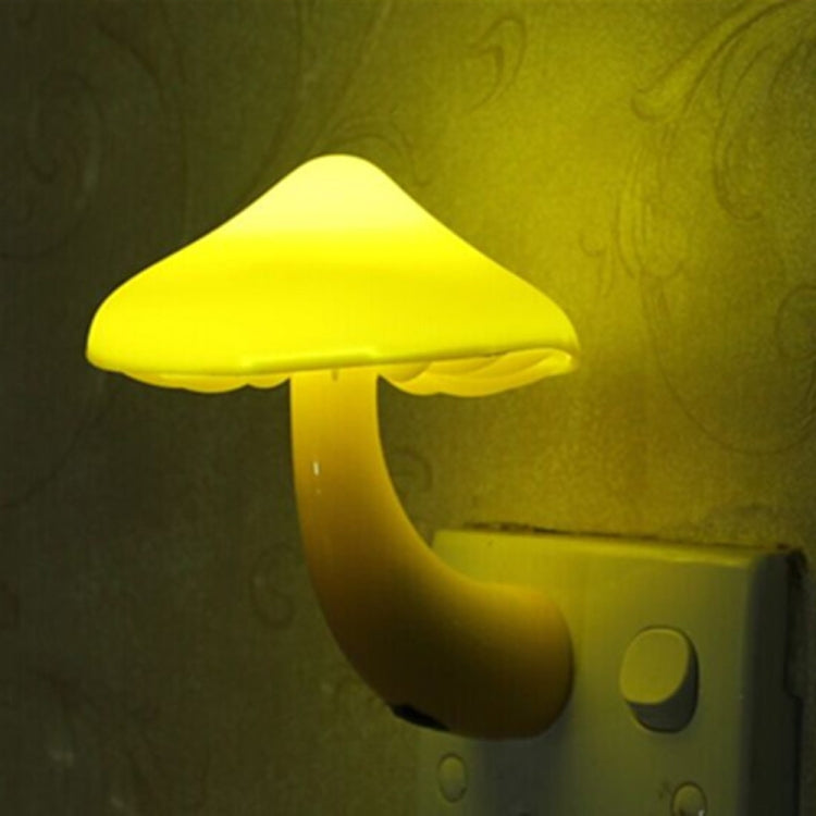 Mushroom Wall Socket Lamp Light-controlled Sensor Night Light Bedroom Home Decoration