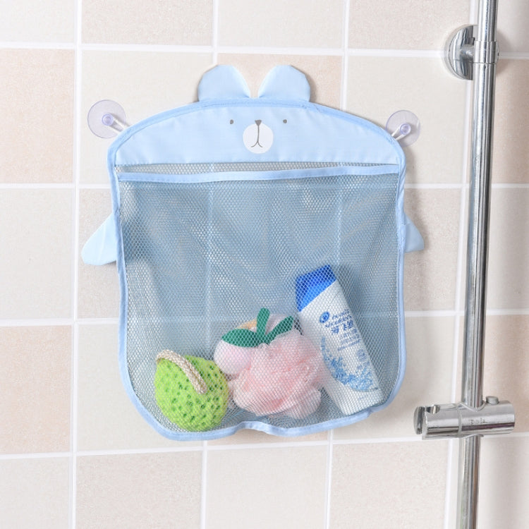 Cartoon Wall Hanging Kitchen Bathroom Storage Bags Knitted Net Mesh Bag Baby Bath Toys Shampoo Organizer