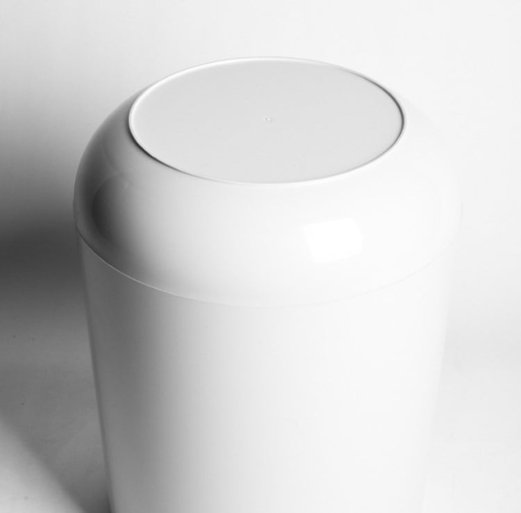 Household Plastic Push-type Spring-Cover Garbage Storage Bucket