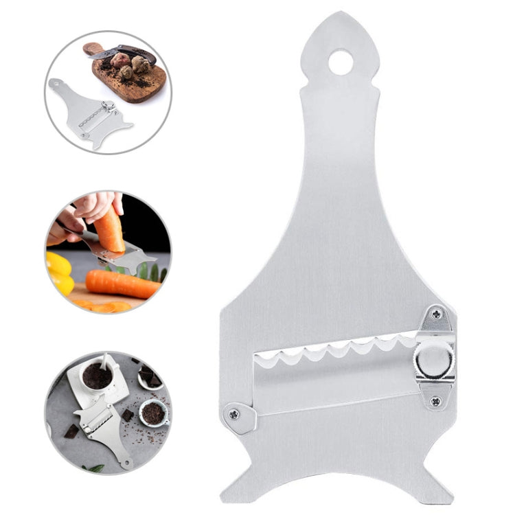 Fork-shaped Chocolate Planer Stainless Steel Truffle Slicer Cheese Grater