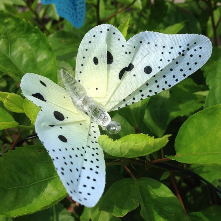 Solar Powered Butterfly Fiber Optic Fairy String Waterproof Christmas Outdoor Garden Holiday Lights