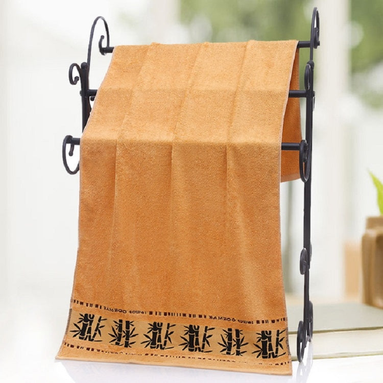 Bamboo Fiber Ink Bamboo Plain Thick Absorbent Soft Adult Bath Towel