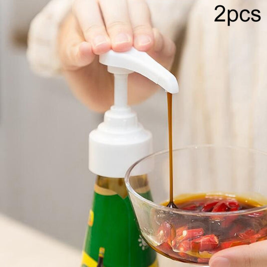 2pcs Household Fuel Consumption Quantitative Bottle Press Type Nozzle Pump Head