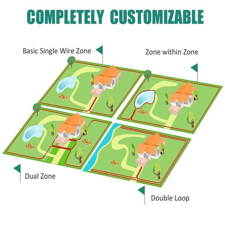 Electronic Fence Wireless Pet Training Device Bark Stop