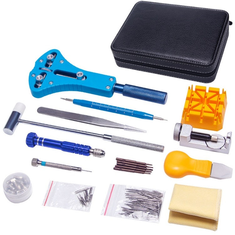 143 in 1 Watch Remover Watch Repair Tool PU Storage Bag Set