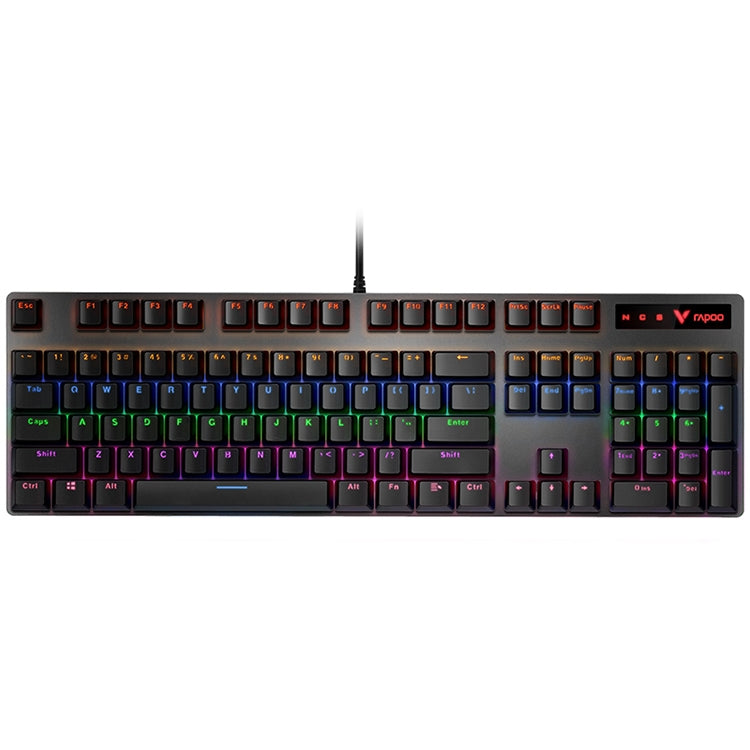 Rapoo V500 PRO Mixed Light 104 Keys Desktop Laptop Computer Game Esports Office Home Typing Wired Mechanical Keyboard