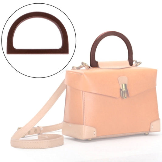 D-shaped Wooden Handle Handbag Accessories
