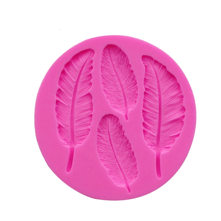 Feather Silicone Mold Fondant Cake Chocolate Decoration Mold