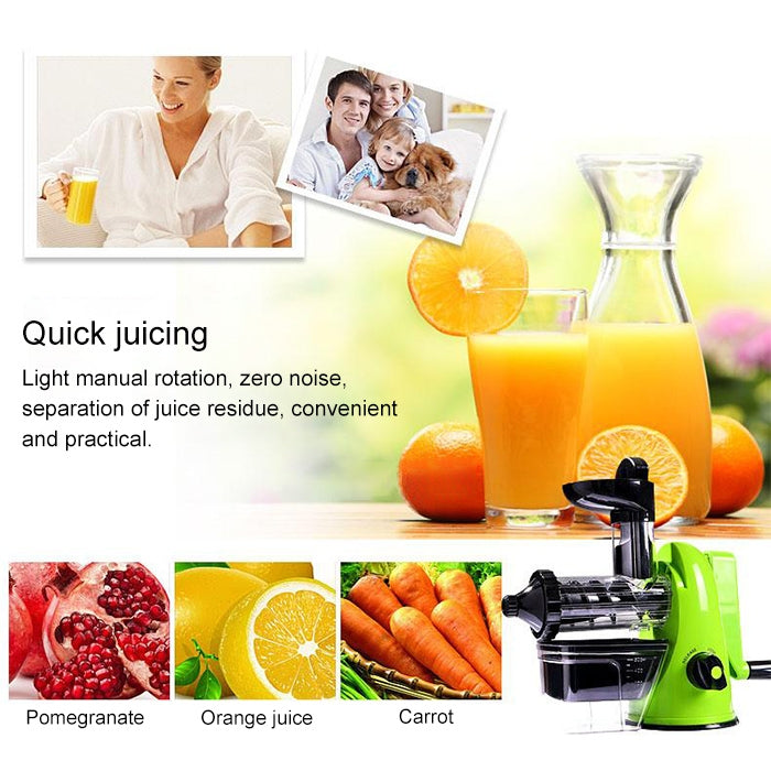 Multifunction Home Manual Juicer Apple Orange Wheatgrass Portable DIY Juicer