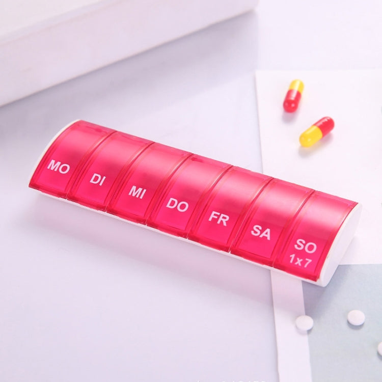 Portable Seven-part Mini Storage Pill Box
