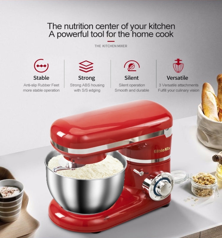 Kitchen Food Mixer Vertical Mixer with Splash Guard