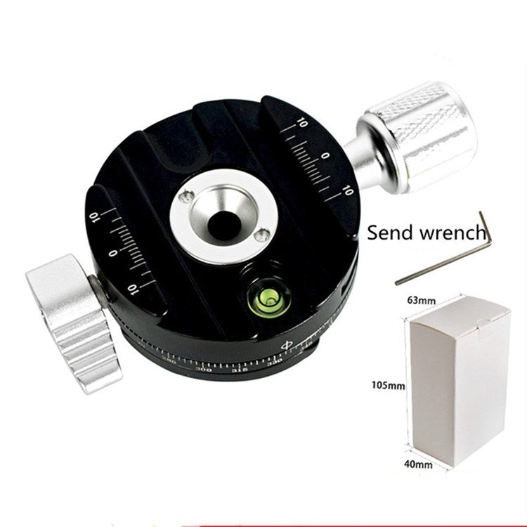 BENXIN QJ07 Panoramic Clip Holder 360 Degree Rotating Pan/tilt Tripod SLR Camera Quick Mounting Plate Panoramic Clip Holder