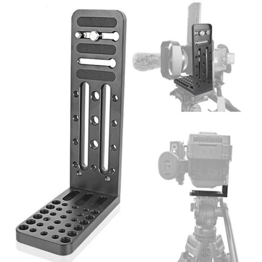 BXIN L130C Universal L-shaped Vertical Clapper SLR Tripod Hydraulic Pan/tilt Quick Release Plate Suitable For Shadow Stabilizer