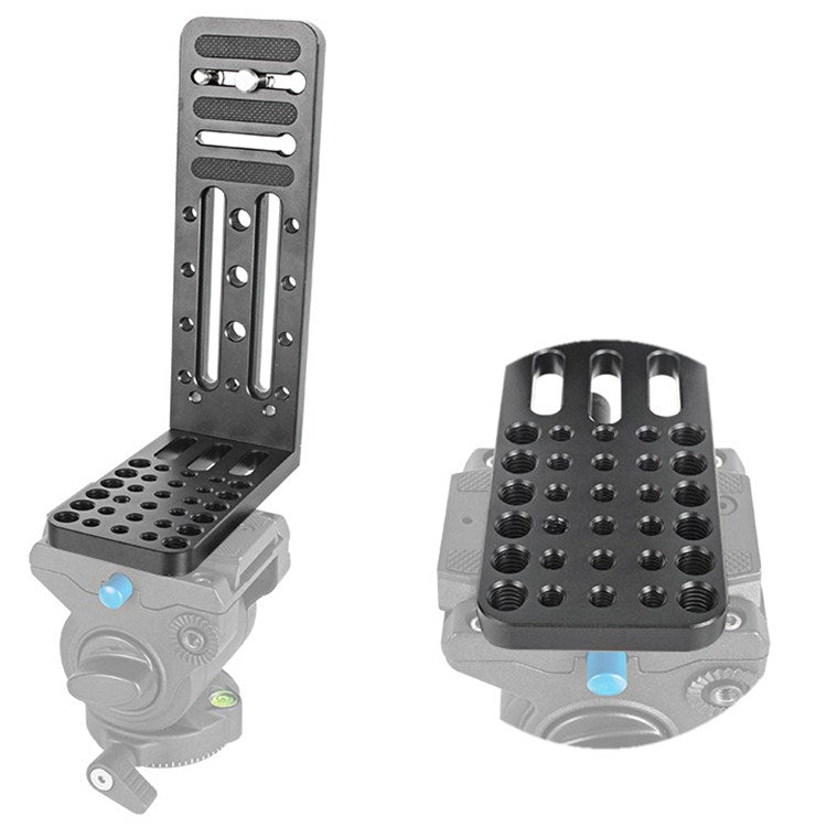 BXIN L130C Universal L-shaped Vertical Clapper SLR Tripod Hydraulic Pan/tilt Quick Release Plate Suitable For Shadow Stabilizer