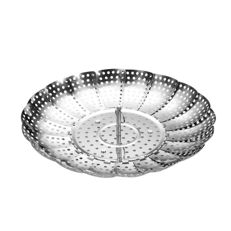 Stainless Steel Folding Retractable Lotus Steamer Tray