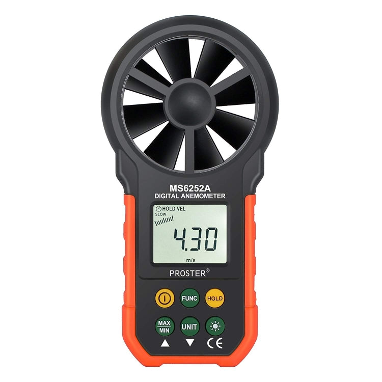 PEAKMETER High-precision Digital Display Wind Speed Air Volume Measuring Instrument
