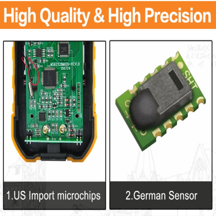 PEAKMETER High-precision Digital Display Wind Speed Air Volume Measuring Instrument