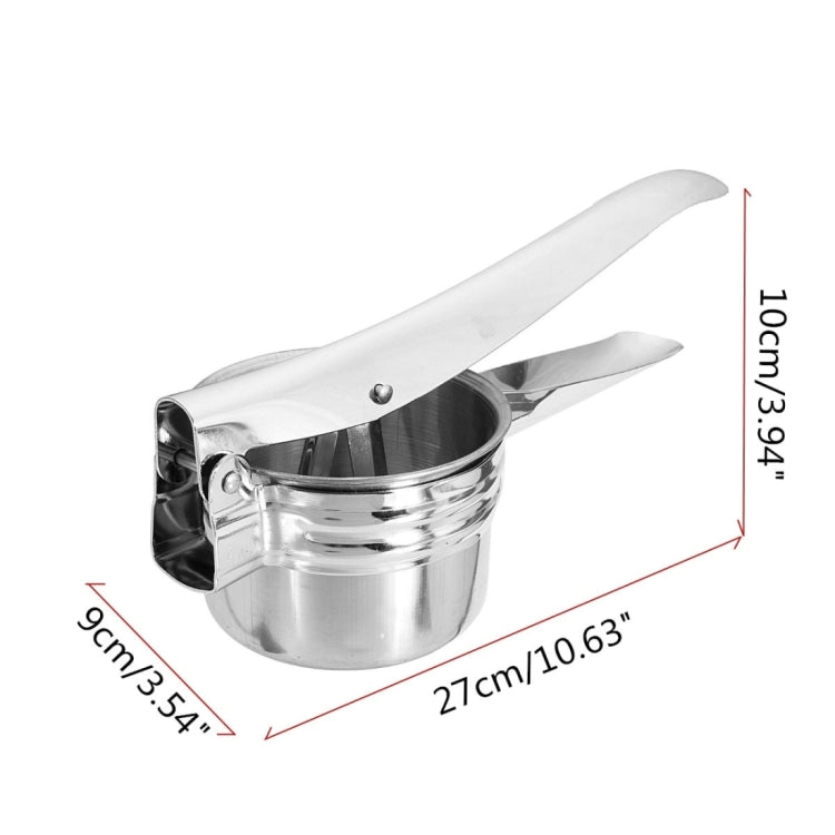 Potato Fruit Vegetable Manual Press Juicer Stainless Steel Crusher Squeezer