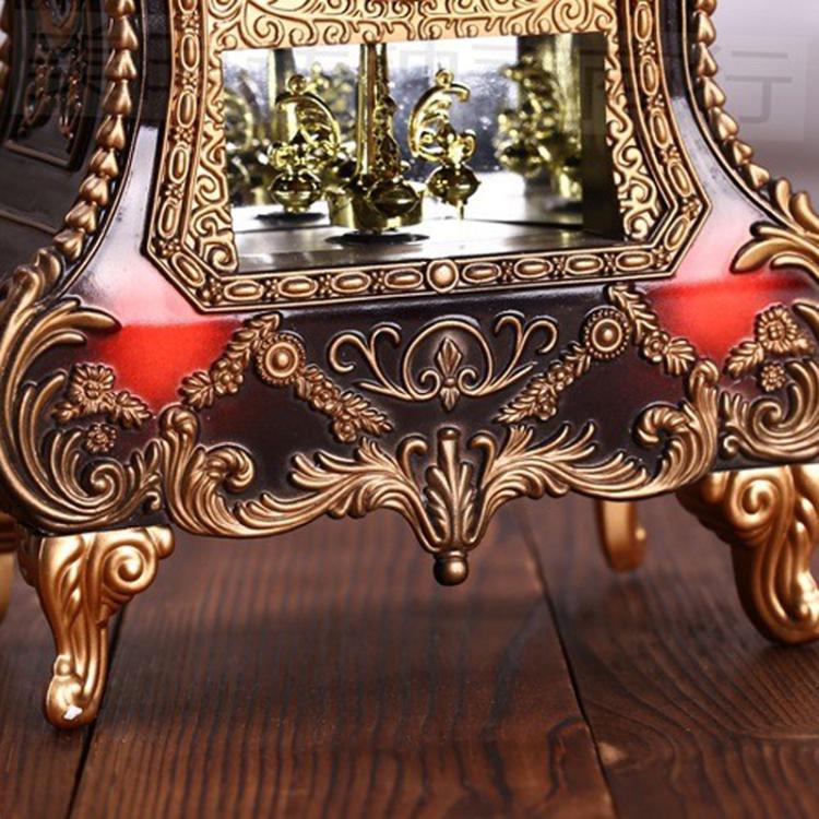 Vintage Clock Classical Royalty Sitting Room TV Cabinet Desk Imperial Furnishing Creative Sit Pendulum Clock