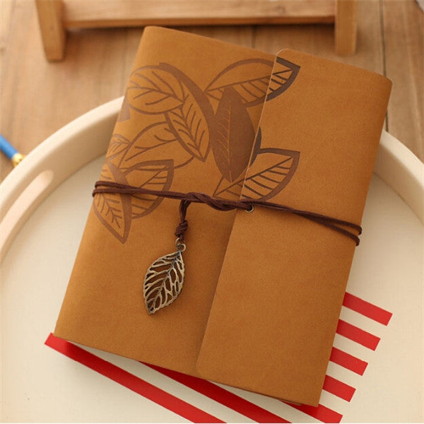 PU Leather Vintage Antique Kraft Paper Photo Albums
