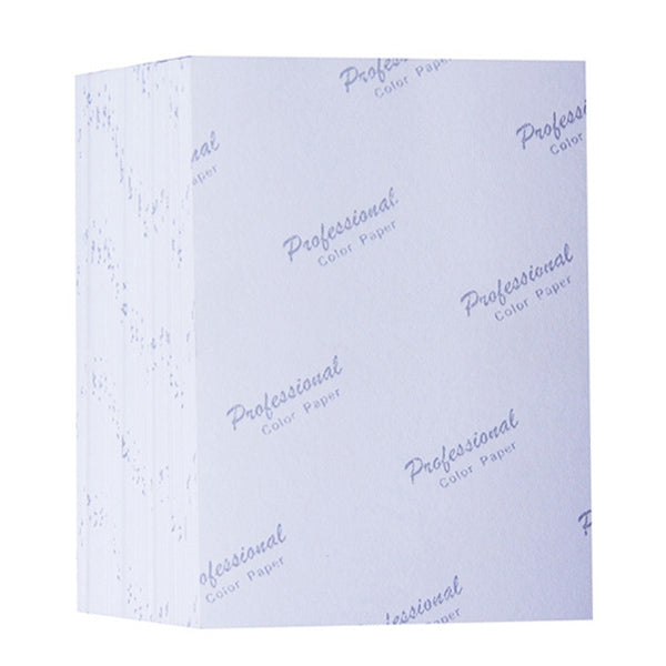 100 PCS 6 Inch Inkjet Printing Paper Photo Paper Color Single-Sided Coated Printing Highlight Waterproof Lluminous Paper