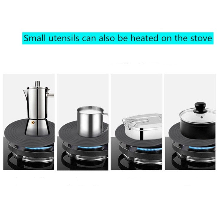 Gas Stove Heat-conducting Plate Kitchen Fast Defrosting Plate Pot Anti-burning Black Heat-conducting Plate
