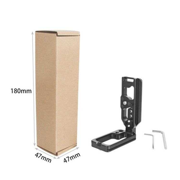 BEXIN for Nikon Z7 / Z6 Push-Pull Type Aluminum Alloy Vertical Shoot Quick Release L Plate Bracket Base Holder