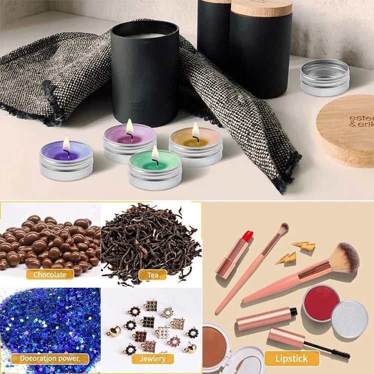 5 PCS Thread Refillable Aluminum Packaging Box Cosmetic Small Storage Case