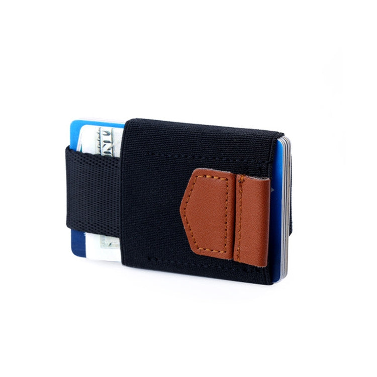 Elastic Card Holder Men and Women Leather Credit Card Holder