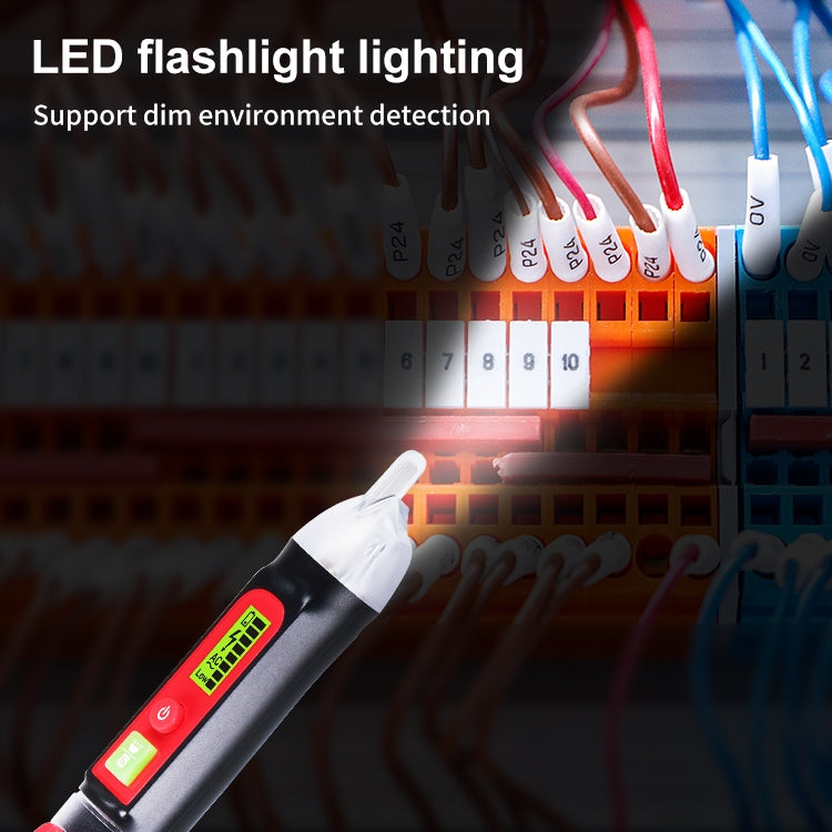 WINTACT WT3010  LED AC Voltage Tester Non-Contact Detector Pen 12-1000V AC Voltage Detector