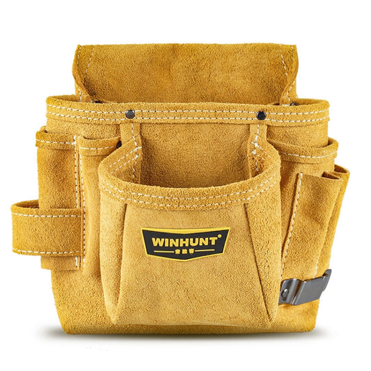 WINHUNT Multi-function Thicken Cowhide Electrical Hardware Tool Bag Repair Pocket