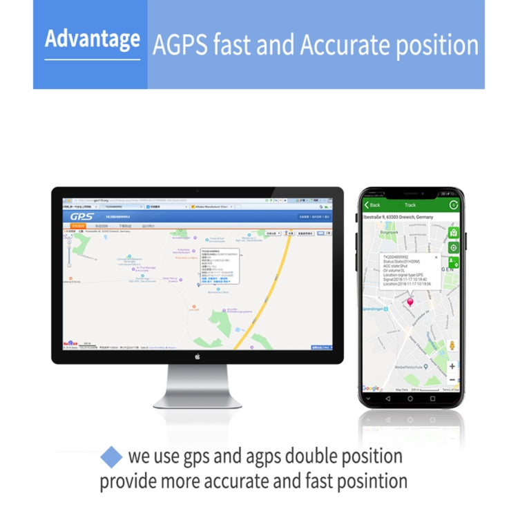 TK306 2G OBD II Realtime Car Truck Vehicle Tracking GSM GPRS GPS Tracker, Support AGPS