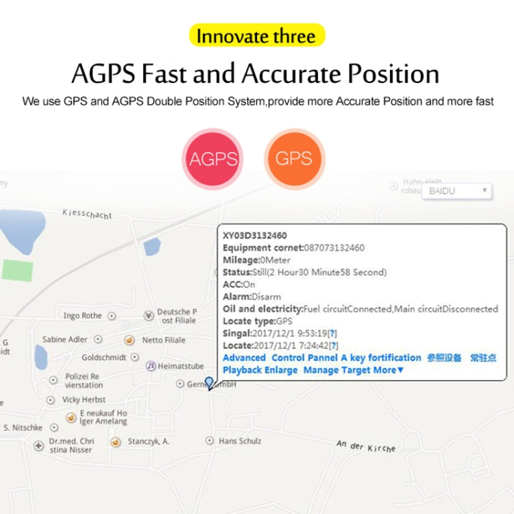 TK108 2G 4PIN Realtime Car Truck Vehicle Tracking GSM GPRS GPS Tracker, Support AGPS with Relay and Battery
