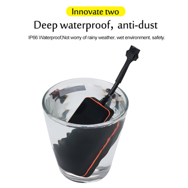 TK108 2G 4PIN Realtime Car Truck Vehicle Tracking GSM GPRS GPS Tracker, Support AGPS with Relay and Battery