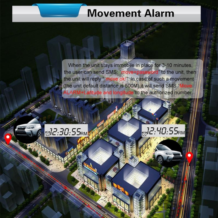 KH-X1 Mini Waterproof Magnetic GPS / GSM / GPRS Quad Band Realtime Car Tracker, Built-in Long Life Battery, Shark Alarm, Movement Alarm, Remotely Voice Monitor, Geo-fence